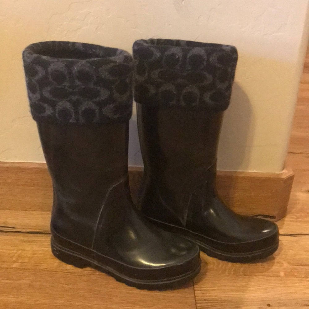 Coach Rain Boots